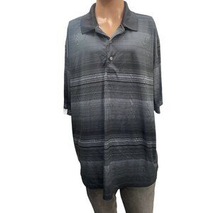 Ben Hogan Performance Men's Black Gray Polo Shirt 2XL SKU 1218